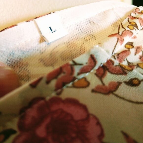 SIZE L 3/4 SLEEVE FLORAL MAXI DRESS  *FREE WITH PURCHASE OF ANY OTHER DRESS* - Picture 7 of 7